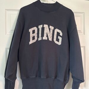 Anine Bing Navy Sweatshirt